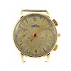 ANGELUS - a gentleman's chronograph watch head. Yellow metal case, stamped 18K 0.750 with poincon. N