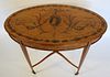 Antique Adams Style Paint Decorated Table.