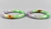 2 Chinese Jadeite Bracelets/ Bangles