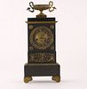 French Parcel Gilt Bronze Clock, Early 19th Century