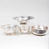 Group of Four American Silver Bowls