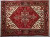 Heriz Carpet, 5' 4 x 6' 10. Provenance: Palmira, the Estate of Sarkis Kaltakdjian (Sarkis Oriental Rugs), Prairieville, Louisiana.