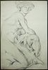 Paul Cezanne (After) - Sketch after Puget's 'Milo of Croton'