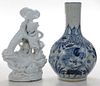 Ming Style Bottle Vase and a [Blanc de
