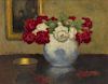 Alfons Karpinski, (Polish, 1875-1961), Still Life with Red and White Roses