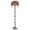 Vintage Brass Floor Lamp With Shade