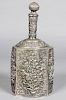 Colonial Style Silver Floral/Birds Repousse Container