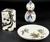 3 Antique Japanese Porcelain Items