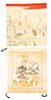 2 Antique Japanese Painted Silk Panels