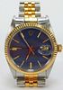 Mens Rolex Oyster Perpetual S. S. & 18K Gold Watch