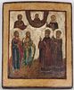 18th C. Russian Icon, Selected Saints