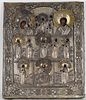 Large Antique Figural Russian Icon