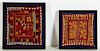2 Framed Indian Banjara Embroidered Textiles