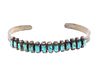 Navajo Old Pawn 1930's Turquoise Silver Bracelet