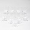 Set of Eleven Baccarat Footed Glasses