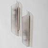 Pair of Jean Perzel Frosted Glass Sconces
