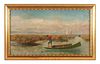 Style of Winslow Homer, O/C, Fisherman