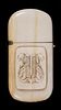 Antique Ivory Vesta Match Safe Case