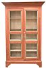 Large Decorative Cabinet, having grill work doors, height 97 inches, width 60 inches.