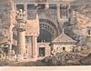 Henry Salt (British, 1780 - 1827), "Ancient Excavation at Carli", engraving with aquatint on paper, inscribed in plate throughout the lower margin, im
