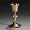 14kt Gold and Gold-washed Sterling Silver Chalice