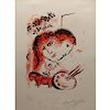 Marc Chagall (1887-1985) 'Couverture' Lithograph