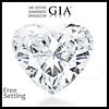 3.02 ct, F/IF, Heart cut GIA Graded Diamond. Appraised Value: $155,900 