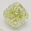 3.02 ct, Natural Fancy Light Yellow Even Color, SI1, Cushion cut Diamond (GIA Graded), Appraised Value: $41,300 