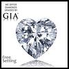 3.01 ct, E/VS1, Heart cut GIA Graded Diamond. Appraised Value: $129,000 