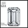 3.51 ct, F/VS1, Emerald cut GIA Graded Diamond. Appraised Value: $138,200 