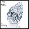 3.00 ct, D/VS1, Pear cut GIA Graded Diamond. Appraised Value: $141,700 