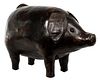 Scully & Scully for Omersa & Co Leather Pig Footstool