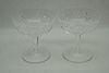Pair of Waterford Saucer Champagne Glasses