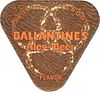 1936 Ballantine's Ales-Beer 4 1/4 inch coaster NJ-BAL-9