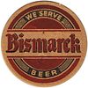 1934 Bismarck Beer 4 1/4 inch coaster MD-BISM-1