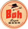 1956 Boh Lager Beer 3 3/4 inch coaster MA-ENT-4