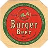 1935 Burger Beer 4 1/4 inch coaster OH-BUR-2