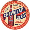 1937 Chevalier Beer 4 1/4 inch coaster IL-WHI-4