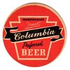 1955 Columbia Beer 3 3/4 inch coaster PA-COLU-6