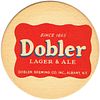 1955 Dobler Lager/Ale 4 1/4 inch coaster NY-DOB-1