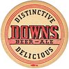 1939 Downs Beer - Ale 4 1/4 inch coaster NY-DOW-2