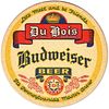 1940 Du Bois Budweiser Beer 4 1/4 inch coaster PA-DUB-4