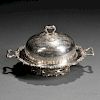 Whiting Sterling Silver Larchmont Yacht Club Butter Dish