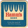 1963 Hamm's Beer 3 3/4 inch coaster MN-HAM-18