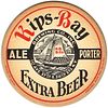 1934 Kips-Bay Beer/Ale/Porter 4 1/4 inch coaster NY-KIP-1