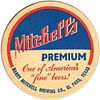 1953 Mitchell's Premium Beer 3 3/4 inch coaster TX-HAR-1