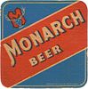 1933 Monarch Beer 4 1/4 inch coaster IL-MON-12
