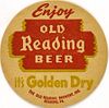 1952 Old Reading Beer 3 3/4 inch coaster PA-READ-36