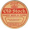 1933 Old Stock Beer 4 1/4 inch coaster PA-PHIL-3F