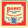 1970 Pabst Blue Ribbon Beer 3 3/4 inch coaster WI-PAB-43